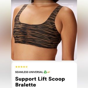 Parade “support lift scoop” bralette